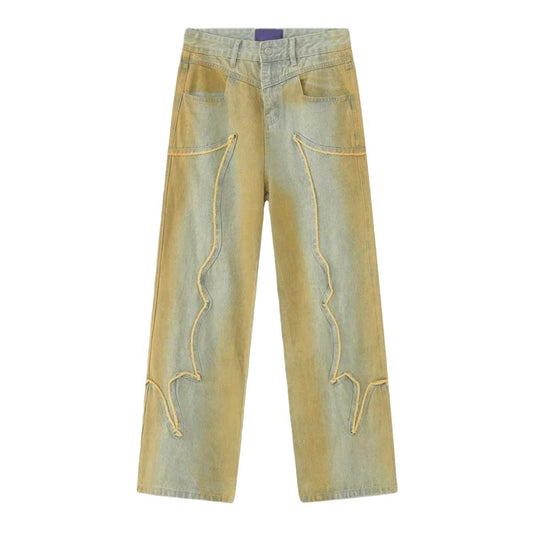 Yellow Flake Jeans