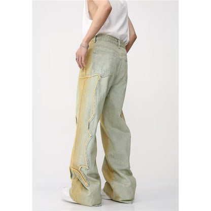 Yellow Flake Jeans